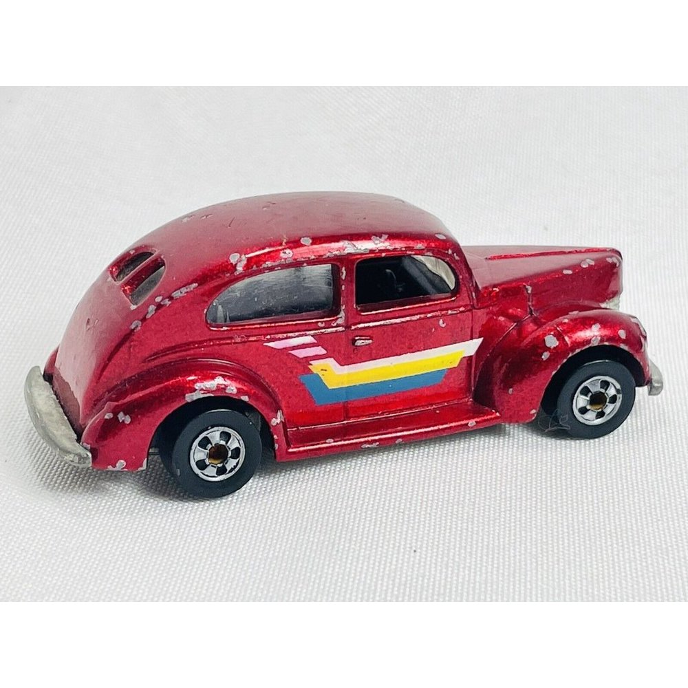 Hot Wheels ‘40 Ford 2-Door 1982 Red Diecast Car Blackwall Made In Malaysia - Picture 4 of 11